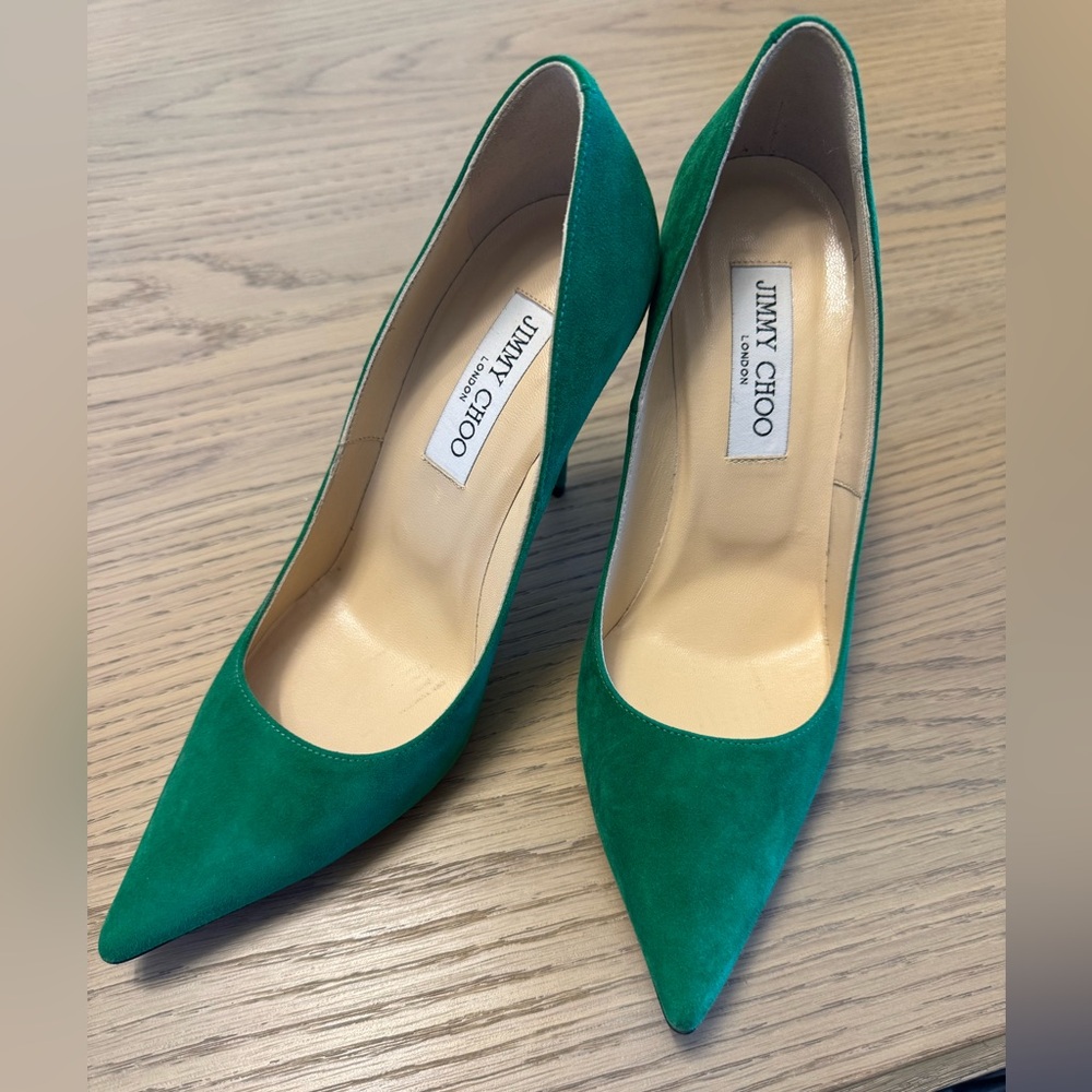 Jimmy Choo Vibrant Green Heels